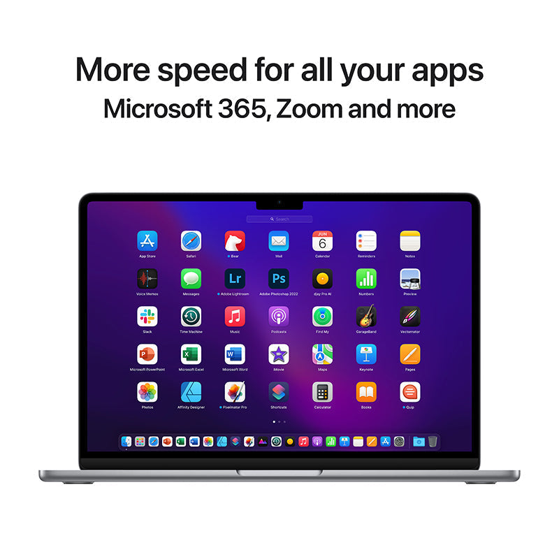 MacBook Air 13-inch Space Grey M2 with 8-core CPU and 10-core GPU, 8GB RAM, 512GB [MLXX3ZP/A]