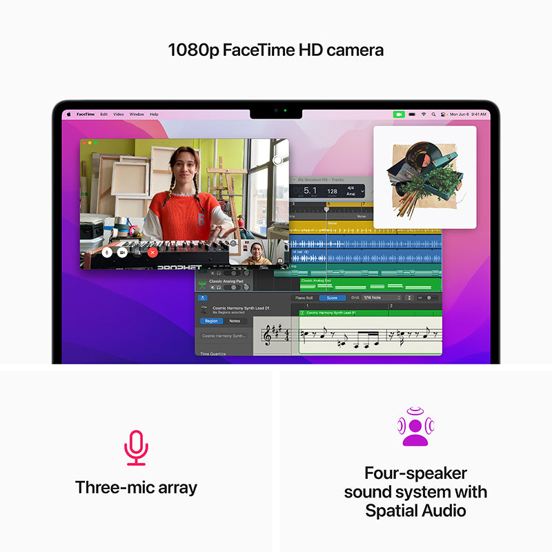 MacBook Air 13-inch Space Grey M2 with 8-core CPU and 10-core GPU, 8GB RAM, 512GB [MLXX3ZP/A]