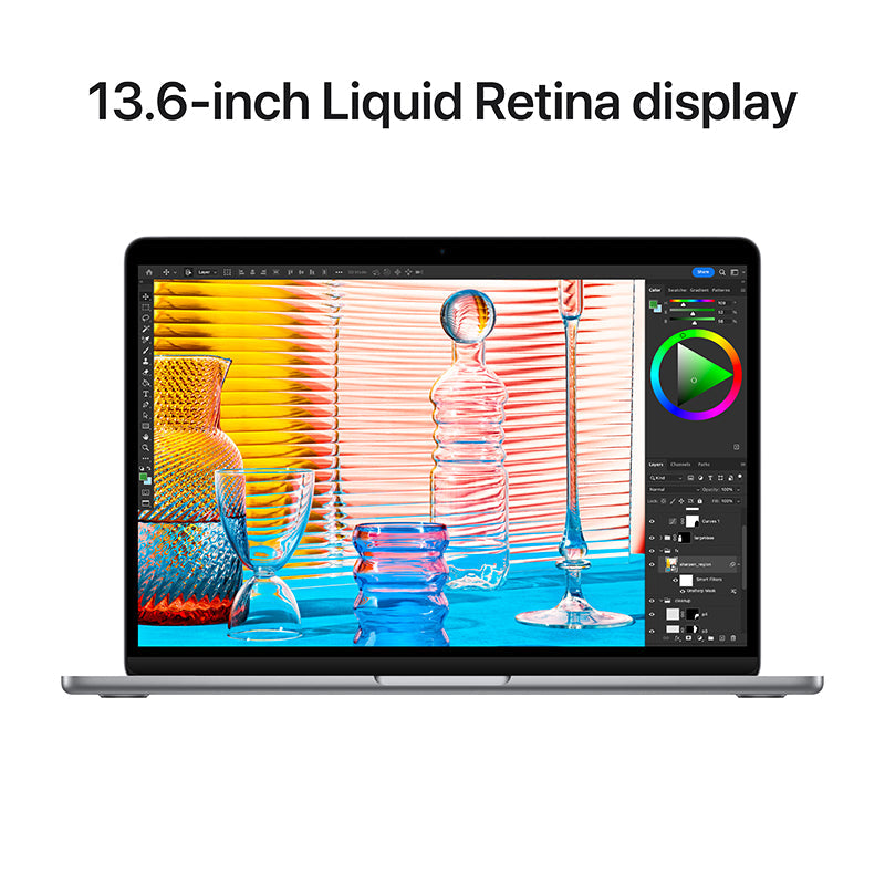 MacBook Air 13-inch Space Grey M2 with 8-core CPU and 10-core GPU, 8GB RAM, 512GB [MLXX3ZP/A]