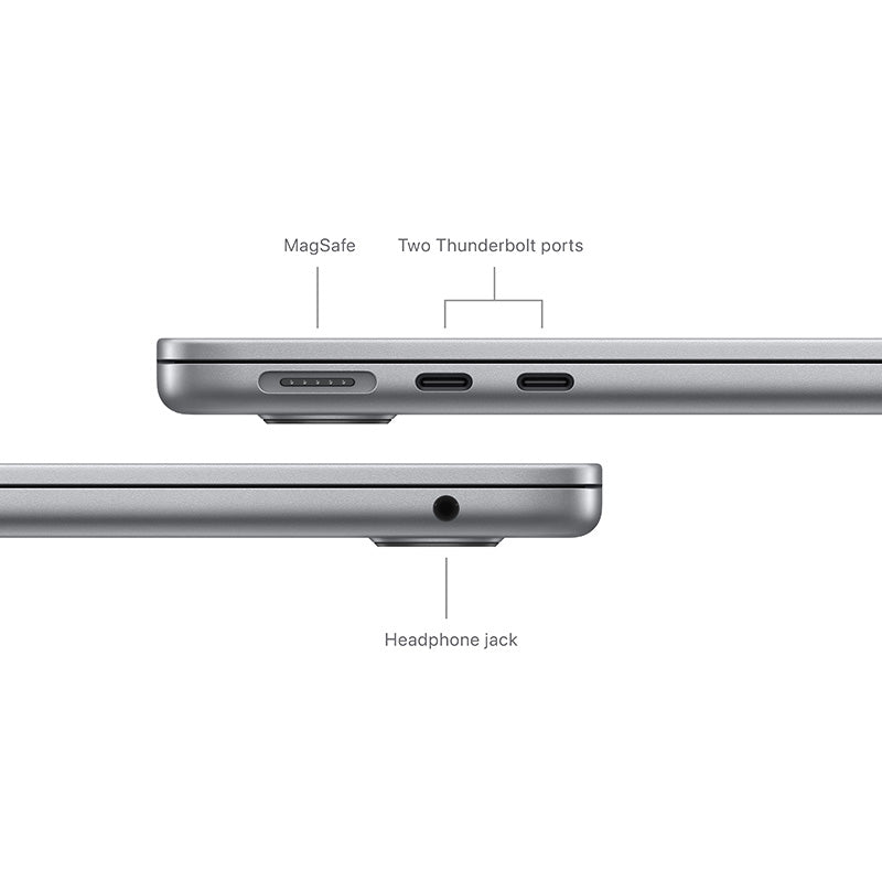 MacBook Air 13-inch Apple M3 chip with 8-core CPU and 10-core GPU, 16GB, 512GB - Space Grey [MXCR3ZP/A]