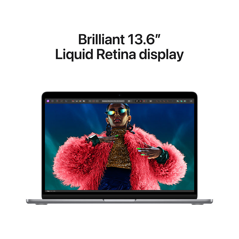 MacBook Air 13-inch Apple M3 chip with 8-core CPU and 10-core GPU, 16GB, 512GB - Space Grey [MXCR3ZP/A]