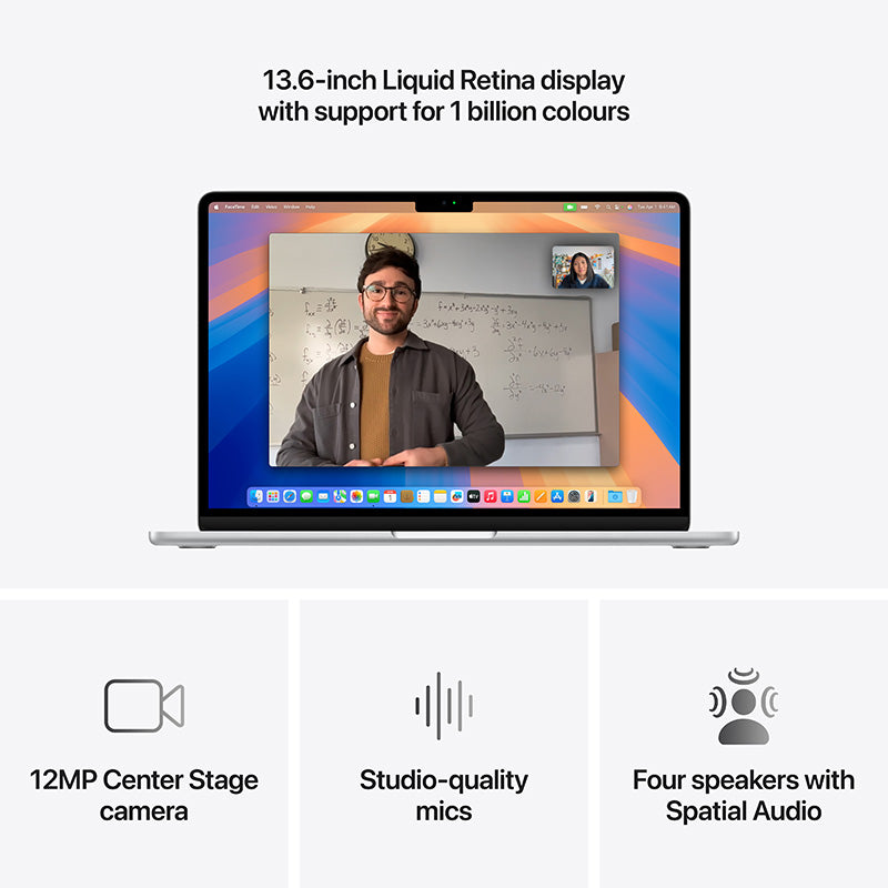 MacBook Air 13.6'' M4 10C GPU/16GB/512GB - Silver [MW0X3ZP/A]