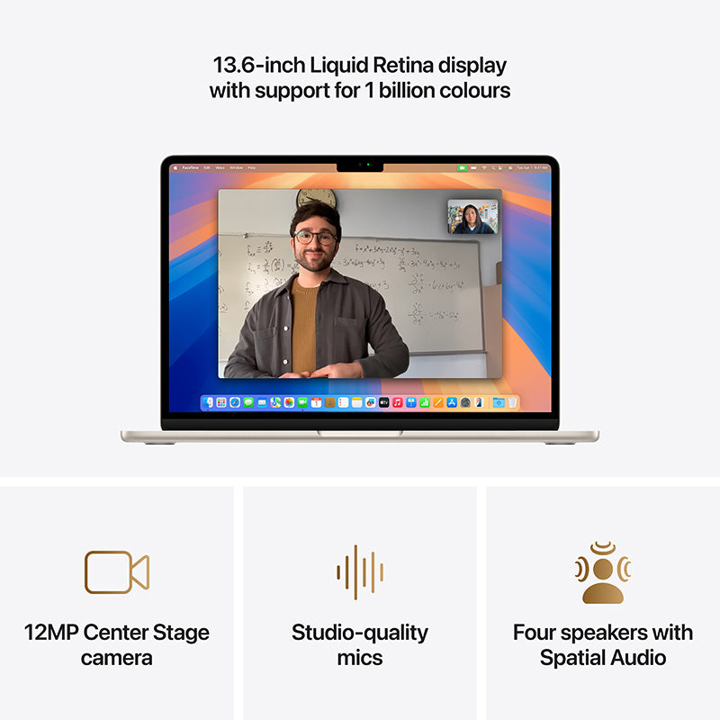 MacBook Air 13.6'' M4 10C GPU/16GB/512GB - Starlight [MW103ZP/A]