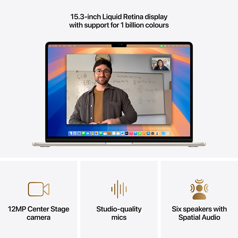 MacBook Air 15.3'' M4 10C GPU/16GB/256GB - Starlight [MW1J3ZP/A]