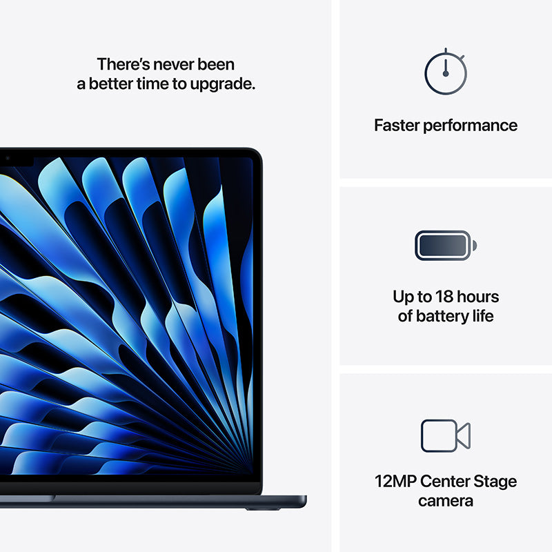 MacBook Air 15.3'' M4 10C GPU/16GB/256GB - Midnight [MW1L3ZP/A]