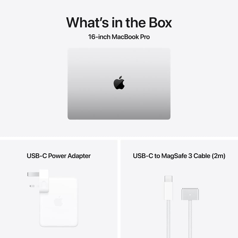 MacBook Pro 16-inch Apple M4 Pro chip 14C/20GPU/24GB/512GB - Silver [MX2T3ZP/A]