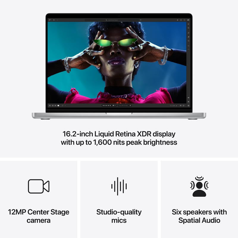 MacBook Pro 16-inch Apple M4 Max chip 14C/32GPU/36GB/1TB - Silver [MX2V3ZP/A]