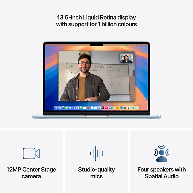 MacBook Air 13.6'' M4 8C GPU/16GB/256GB - Sky Blue [MC6T4ZP/A]