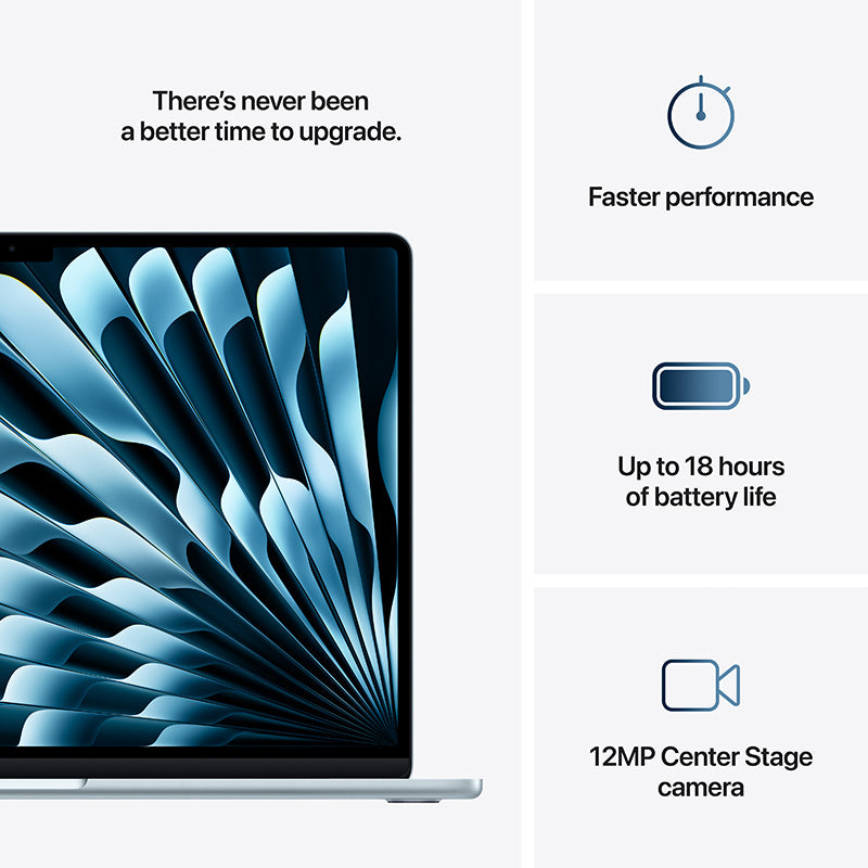 MacBook Air 15.3'' M4 10C GPU/16GB/256GB - Sky Blue [MC7A4ZP/A]