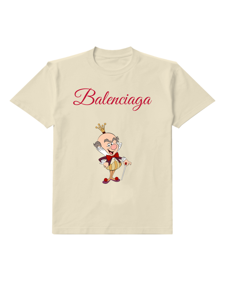 Ivory Little Crowned Royal Graphic T-Shirt - front product view