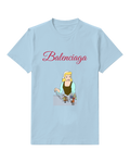 Sky Blue Country Girl Animal Friends Graphic T-Shirt - front product view