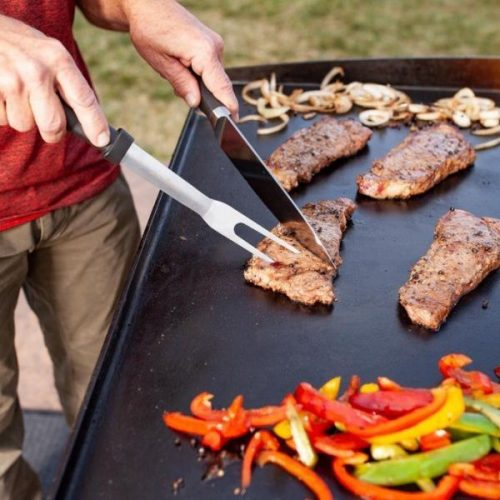 🔥Blackstone 4-Burner 36′′ Griddle Cooking Station With Side Shelves (Limited one piece)