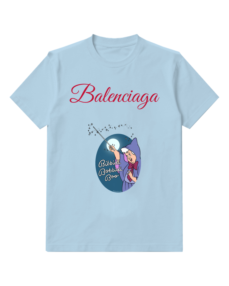Sky Blue Moonlit Musical Spell Graphic T-Shirt - front product view