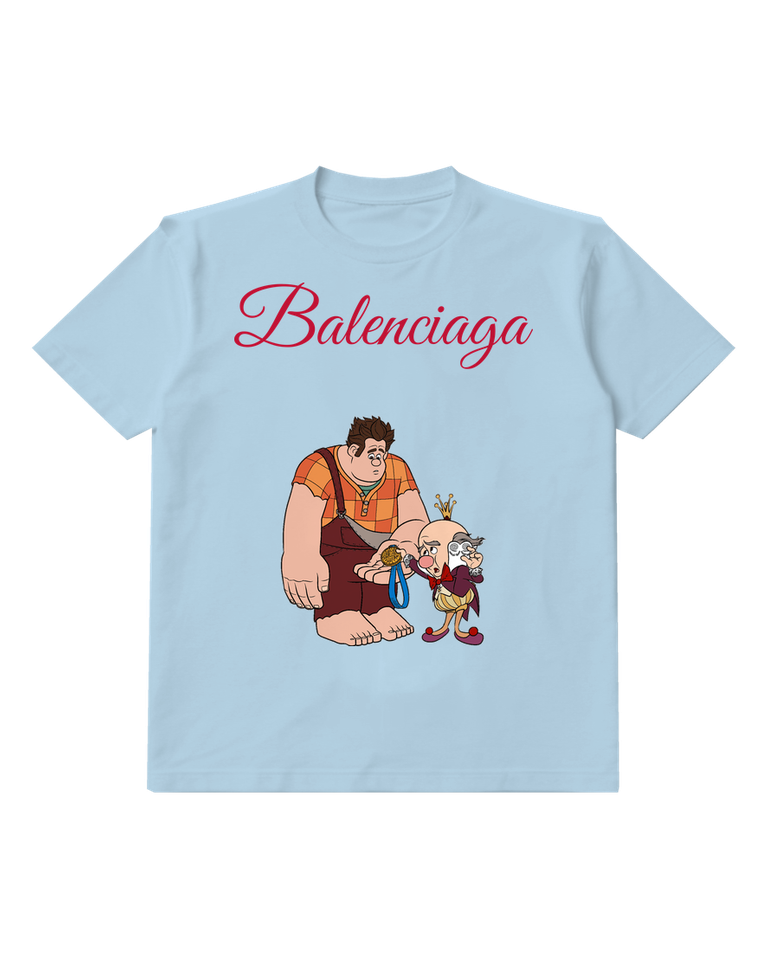 Sky Blue Big Hero Little Companion Graphic T-Shirt - front product view