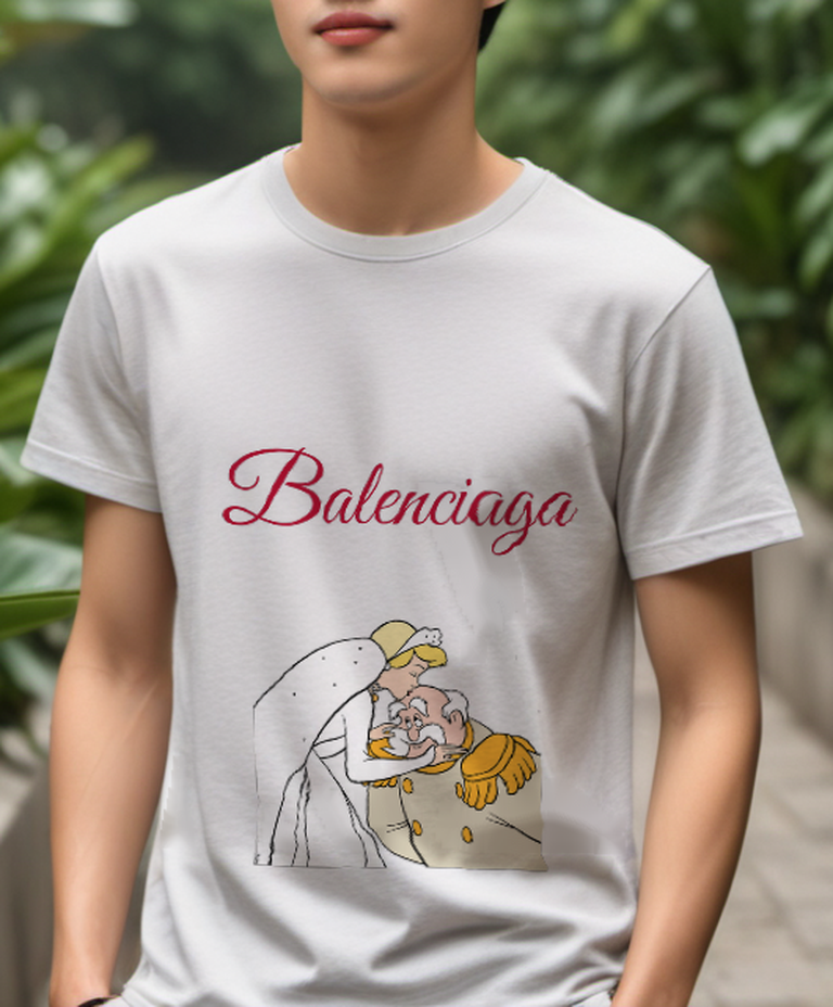 Light Gray Royal Court Conversation Graphic T-Shirt - styled view 2