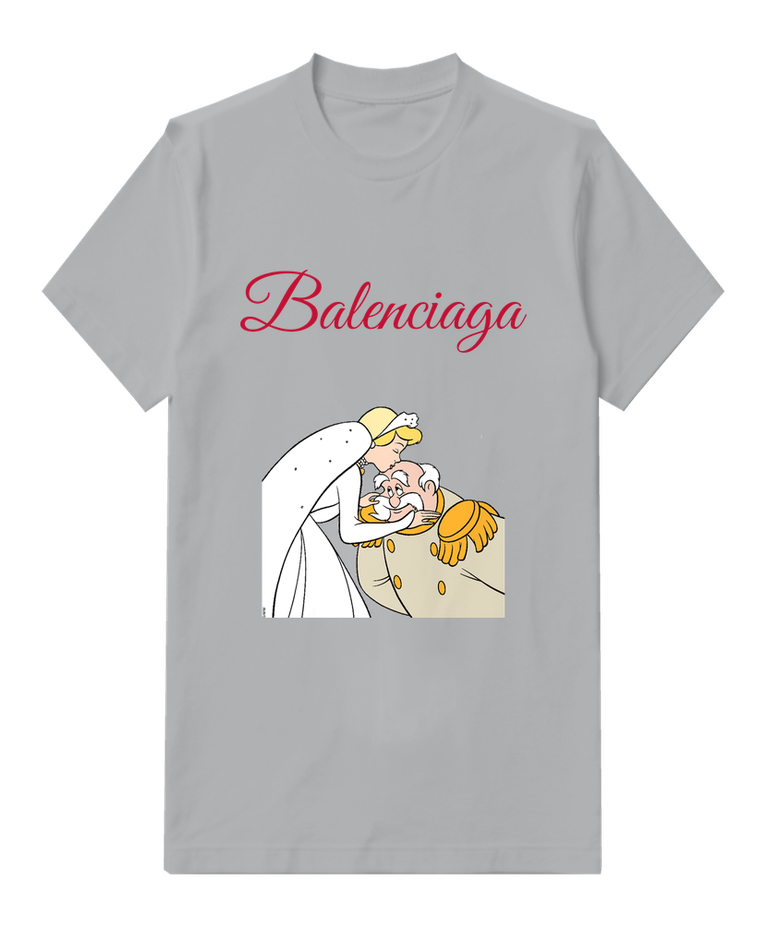 Light Gray Royal Court Conversation Graphic T-Shirt - front product view