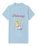 Sky Blue Blonde Blue Gown Profile Graphic T-Shirt - front product view