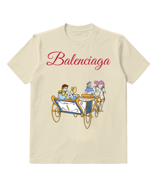 Ivory Golden Royal Carriage Graphic T-Shirt - front product view