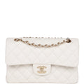 Small Double Flap White Light Hardware